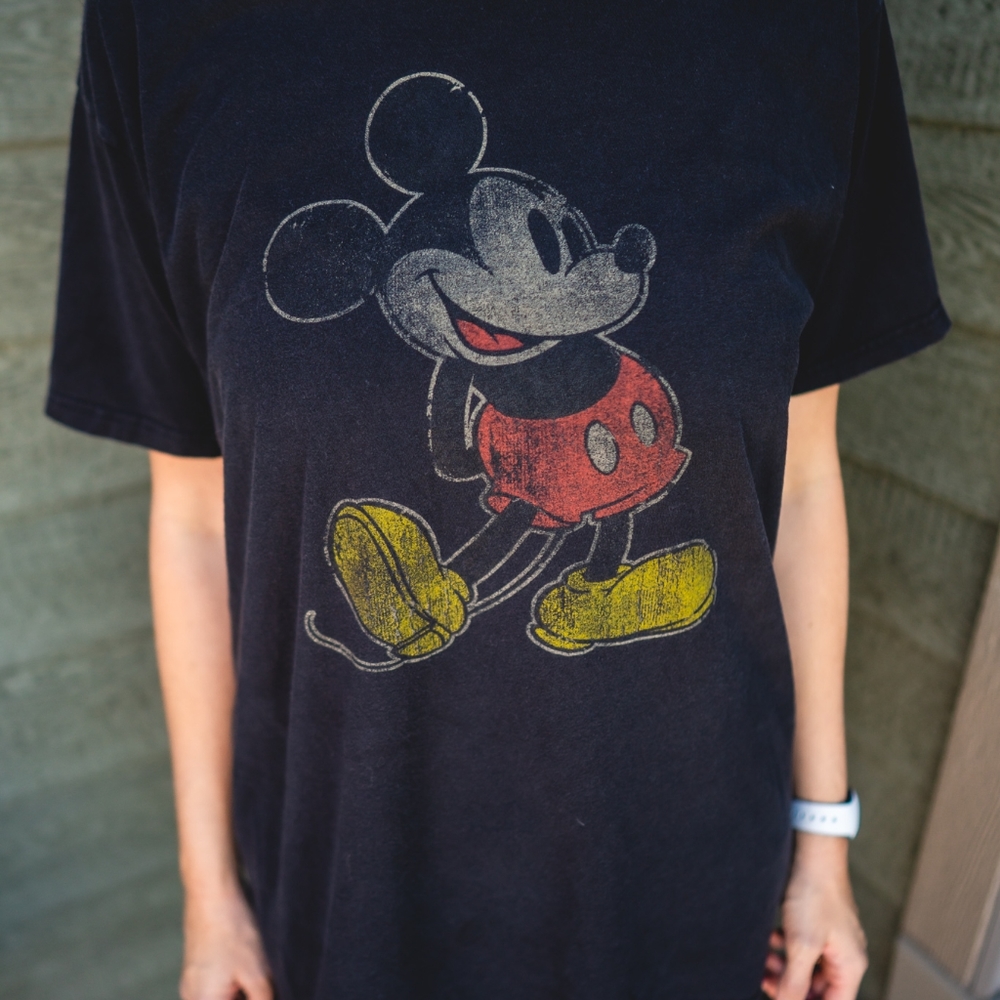 Women's over-sized Mickey Mouse t-shirt
